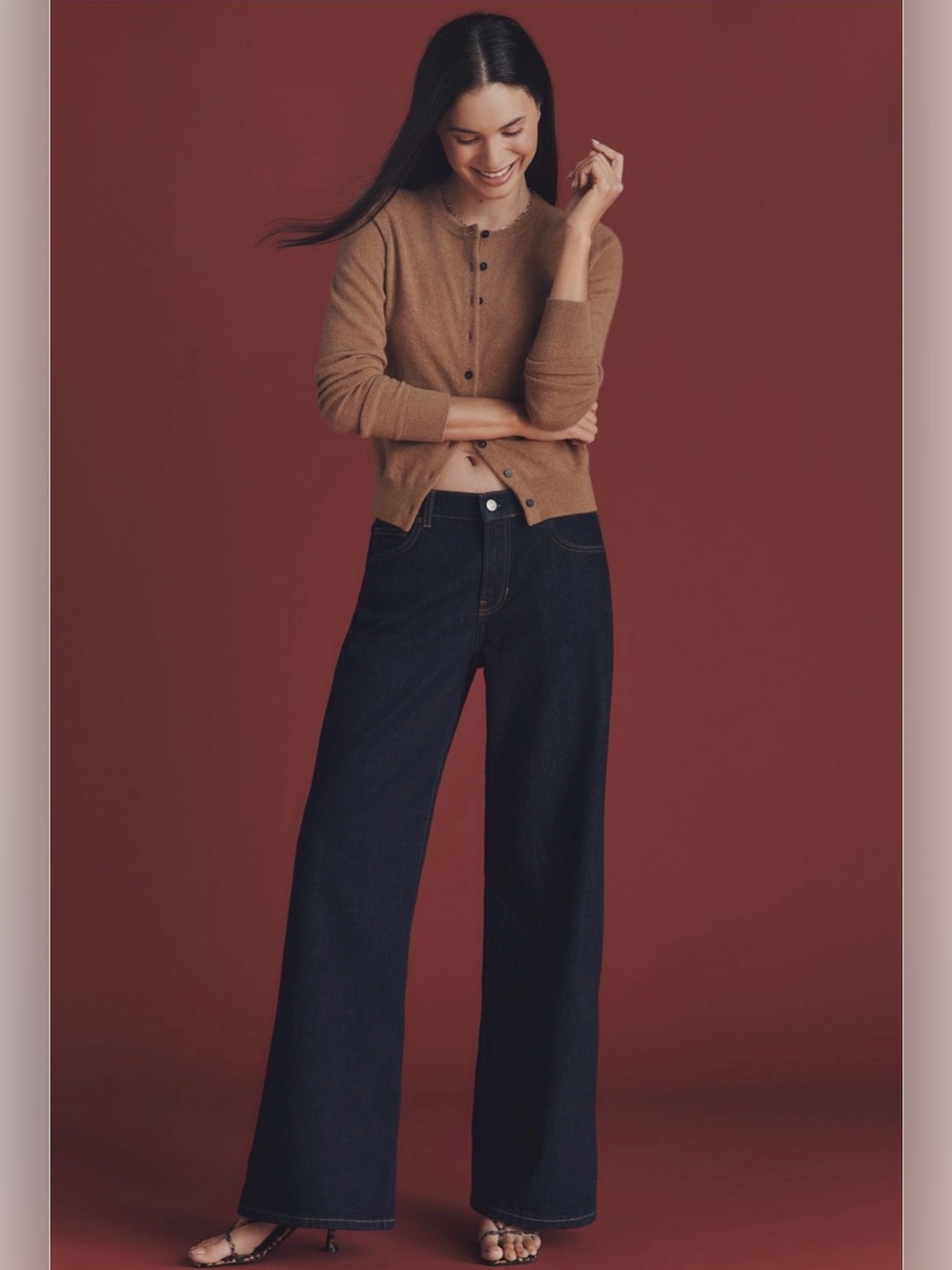 Reformation Cary Low-Rise Slouchy Wide-Leg Jeans NWT